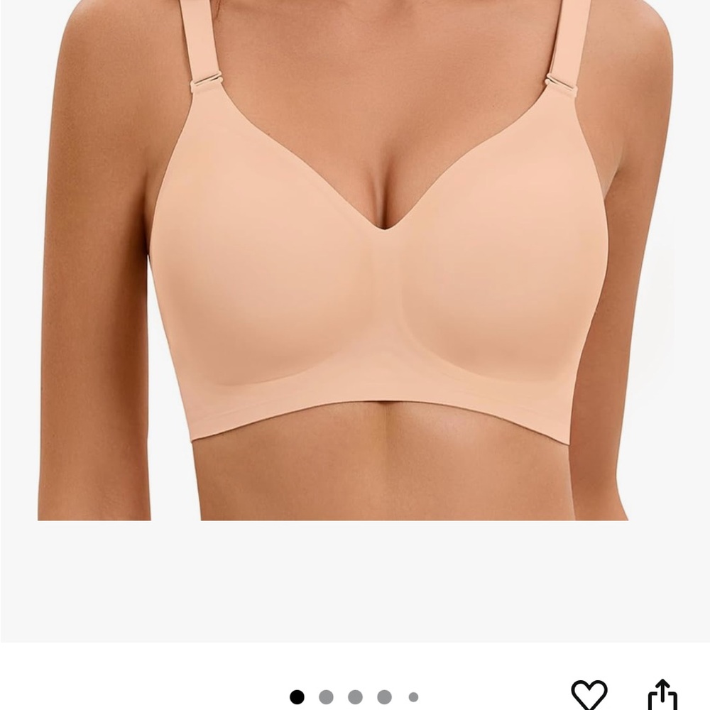 Woweny wireless push-up, bra Seamless Nude Size 3x